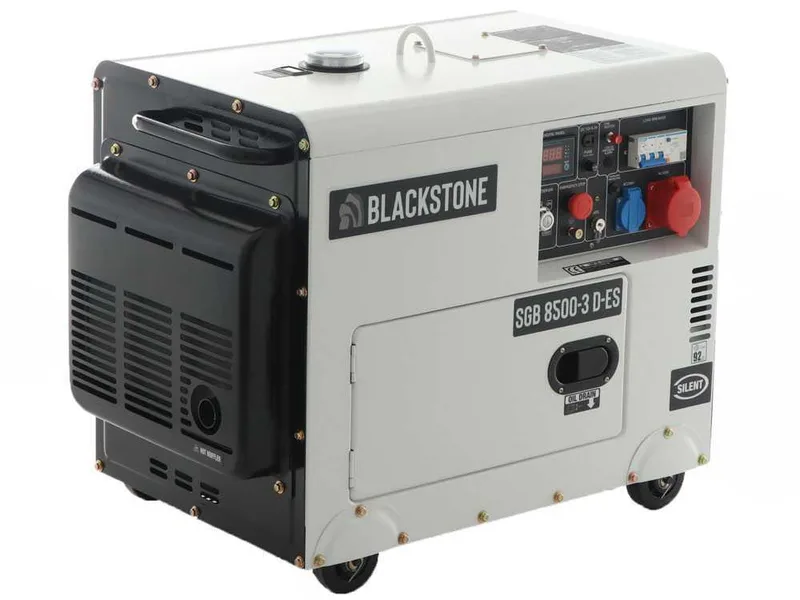 Blackstone SGB 8500-3 D-ES - Groupe électrogène diesel Triphasé - Puissance Nominale 6.3 kW