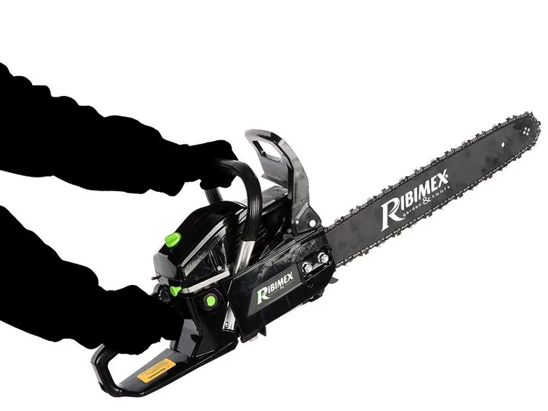 Ribimex PRTRT451 - Tronçonneuse de coupe thermique - Lame de 45 cm
