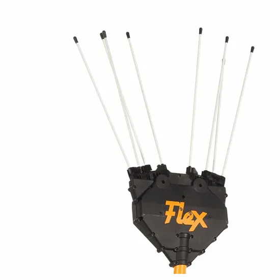 Oliviero Flex PPF Fisso - Peigne vibreur à batterie au lithium - Perche en aluminium fixe 240 cm