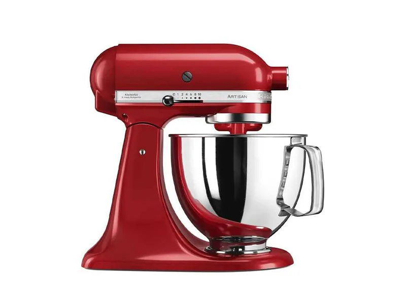 KitchenAid Artisan 5KSM125-EER Rouge Impérial - Batteur mélangeur planétaire avec tête relevable