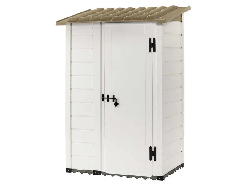 Garofalo Tuscany 100 - Abri de jardin - Avec porte décentrée - 122,5 x 82,5 x 201 cm