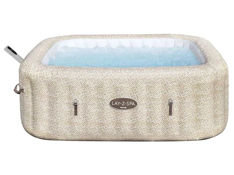 Bestway Lay-Z-Spa Roma AirJet 6001M - 201x201x71 cm - Spa gonflable pour 5-6 personnes
