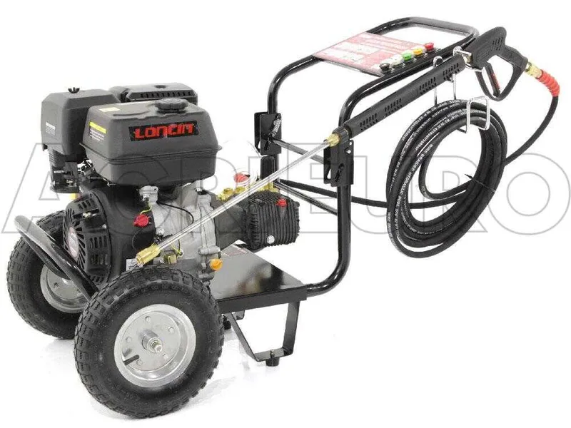 GeoTech Pro PWP 17/250 ZW - Nettoyeur haute pression thermique - 248 bar - Moteur Loncin à essence 389 cm³