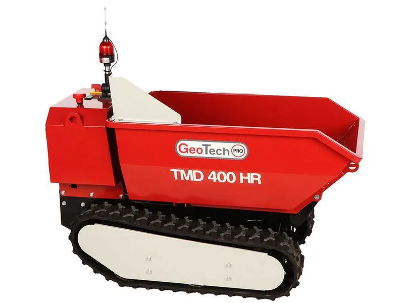 GeoTech Pro TMD 400 HR - Brouette à batterie radiocommandée - Basculement hydraulique - 48V 15Ah