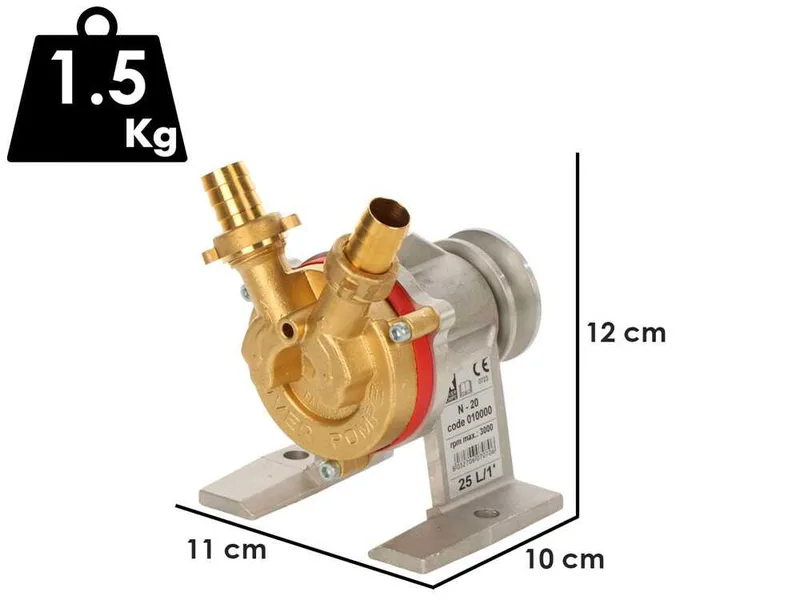 Rover N 20 - Pompe de transfert à poulie en bronze