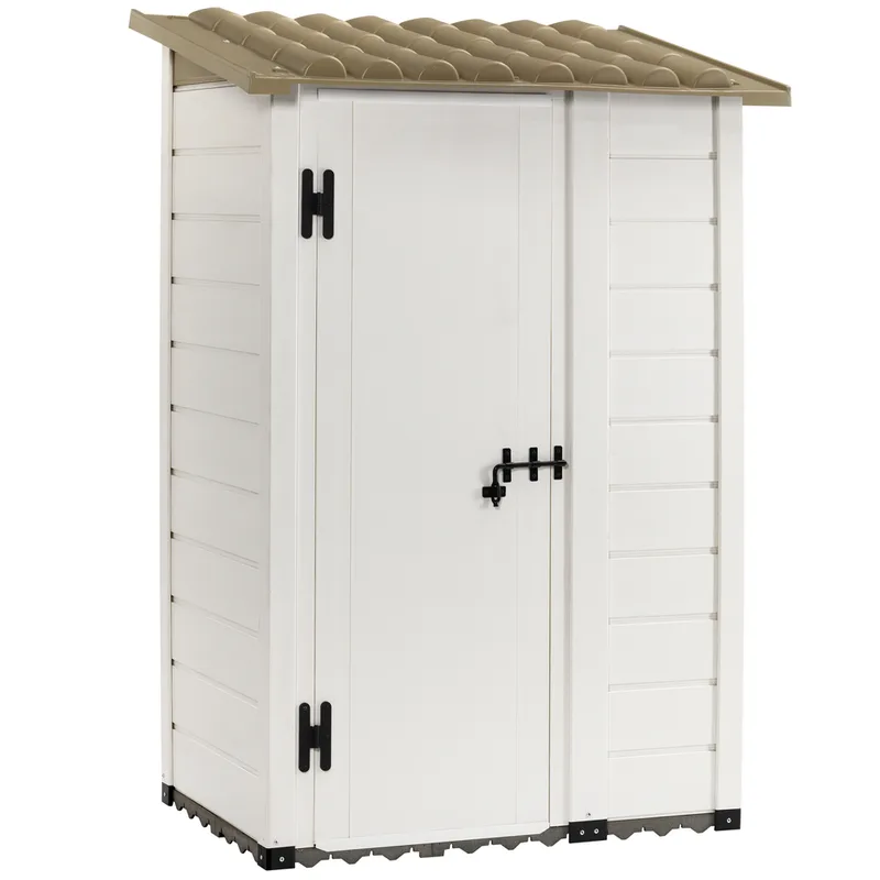 Garofalo Tuscany 100 - Abri de jardin - Avec porte décentrée - 122,5 x 82,5 x 201 cm