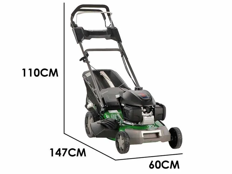 GreenBay GB-LM 46 SH - Tondeuse à gazon tractée - 4 en 1 - Moteur Honda GCVx145