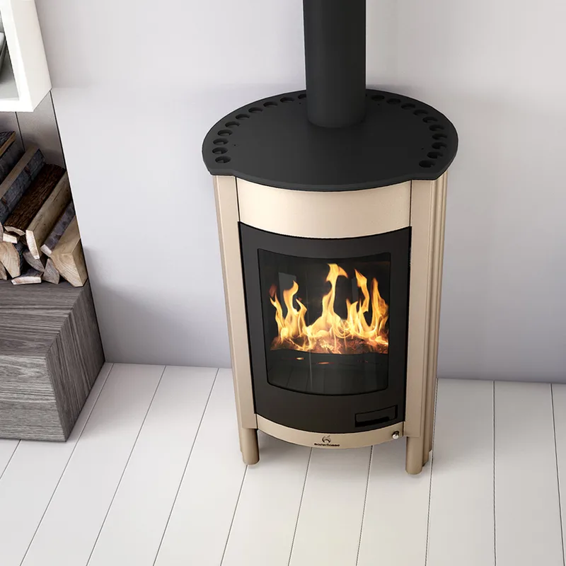 Poêle à air chaud Masterflamme Medie I Crème