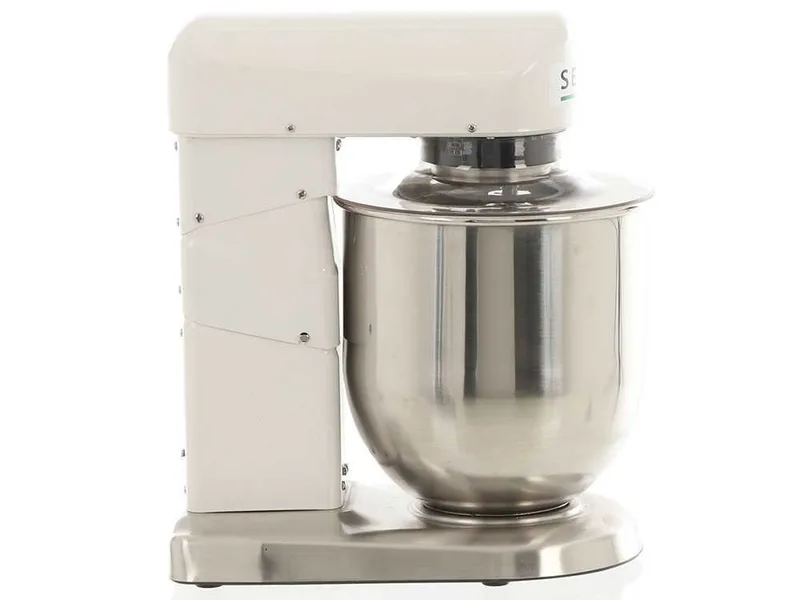 Batteur mélangeur planétaire Seven Italy FP110 avec cuve INOX 10 litres - Accessoires interchangeables