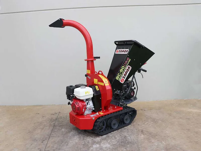 Zanon BC 90 Cingo - Broyeur autotracté à chenille sur brouette motorisée - Moteur Honda GX390