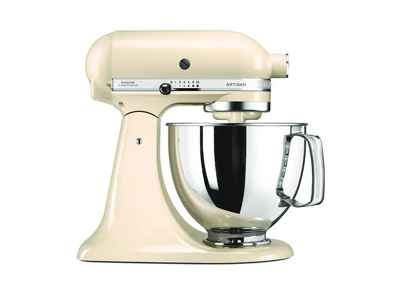 KitchenAid Artisan 5KSM125-EAC Crème - Batteur mélangeur planétaire avec tête relevable