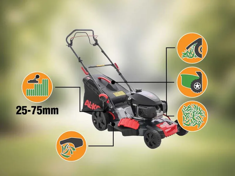 Al-Ko Easy 5.16 SP-H - Tondeuse à gazon thermique tractée - 4 en 1 - Moteur Honda GCVx 145