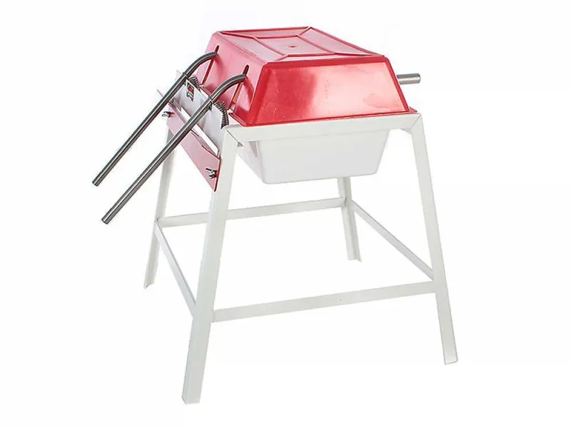 Grifo à 2 robinets - Remplisseuse manuelle avec becs inox et réservoir en plastique