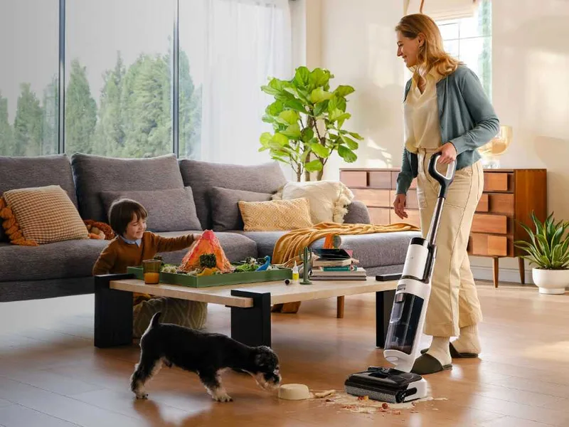 Tineco Floor One S5 Stretch Extreme - Autolaveuse smart à batterie - 3 en 1 : lave, sèche et aspire