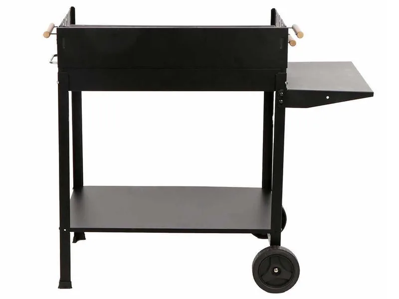 Mille Calypso - Barbecue à charbon en fer artisanal - 70,5x22 cm