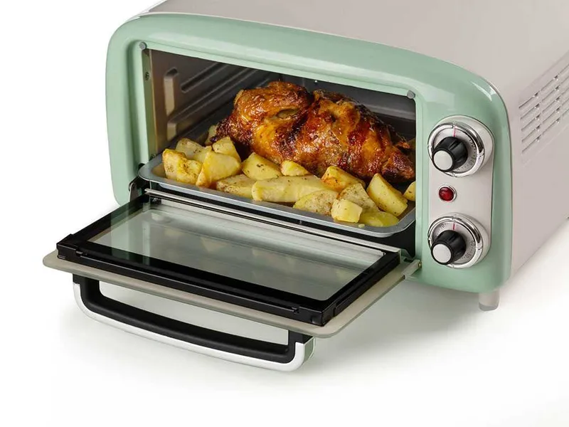 Ariete Vintage Vert - Four électrique statique - 10 L 800 W