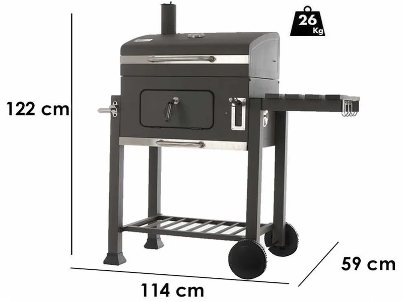 Royal Food CB2400 Medium - Barbecue à charbon