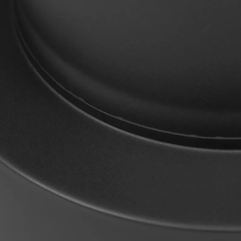 Raik Coltherm Transition 150mm noir double paroi de DW à EW pour tuyau de fumée / conduit de fumée
