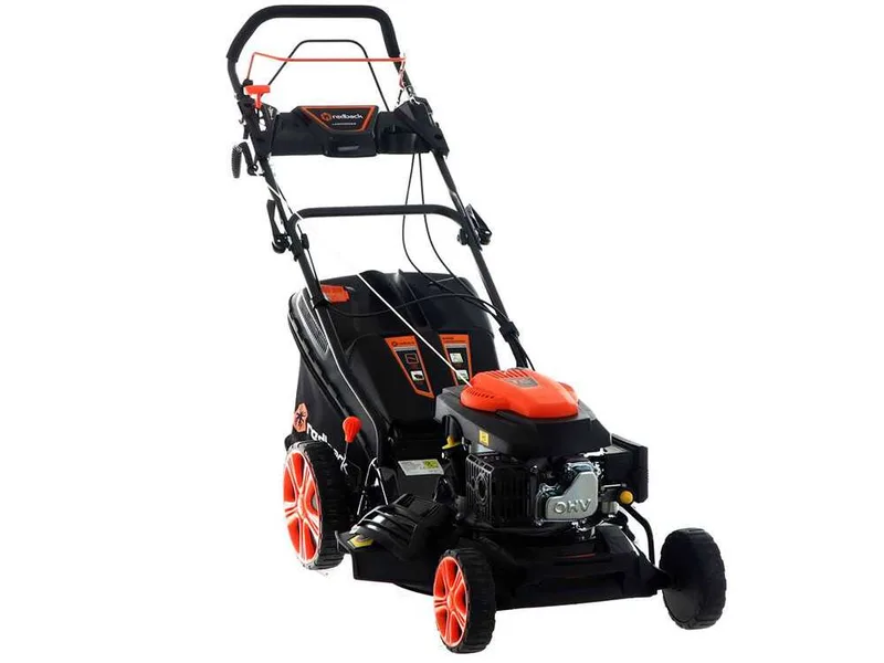 Redback S463VHY-T6 - Tondeuse à gazon tractée - 4 en 1 - Coupe 45 cm