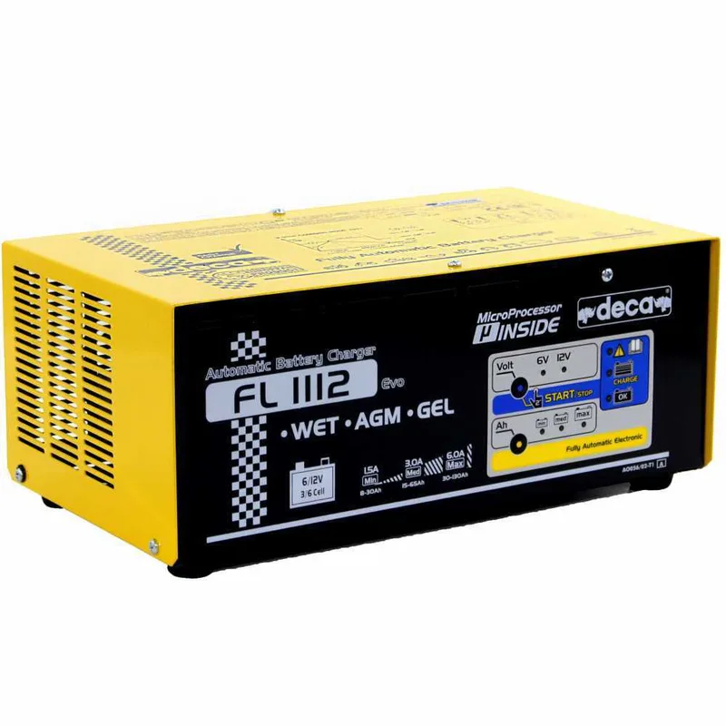 Deca FL 1112 - Chargeur de voiture et moto - électronique - monophasé - pour batteries 6-12V
