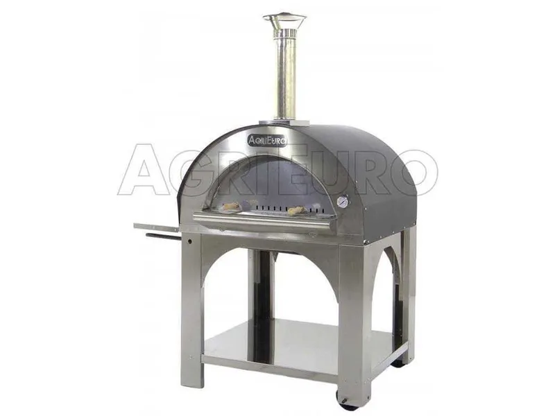 Cibus Inox - Four à bois à pizza d'extérieur - 5 pizzas