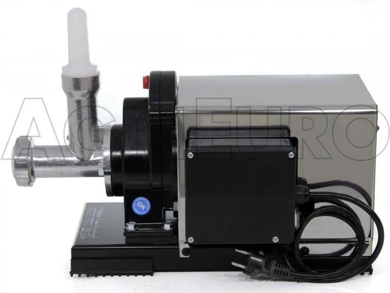 Machine à pâtes Reber 9070NSP INOX avec moteur électrique à induction professionnel 1200W - Motoréducteur à engrenages en acier