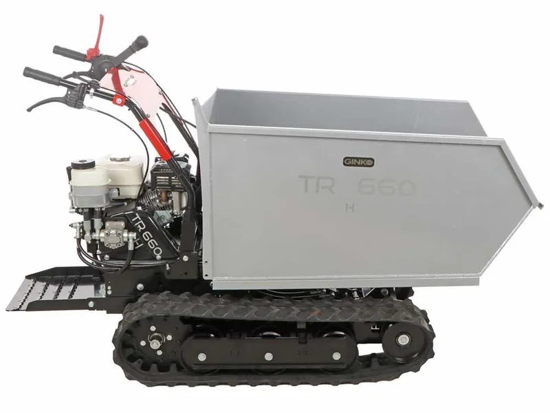 GINKO TR 660 - Brouette à moteur thermique sur chenille dumper - Moteur Honda GX 200