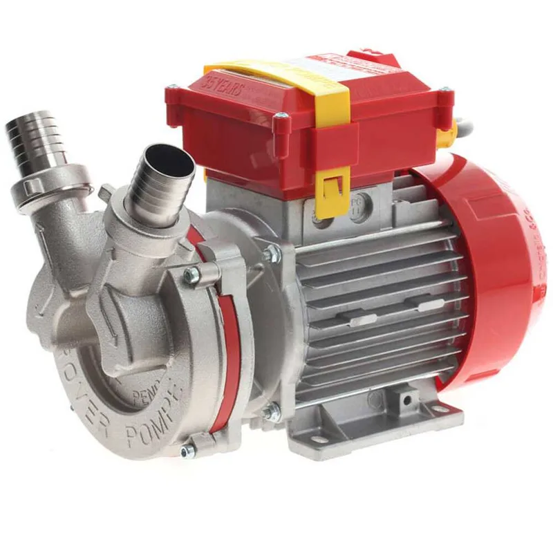 Rover Novax 30-OIL – Pompe électrique de transfert d’huile en alliage anticorrosion – Monophasée – 230 V