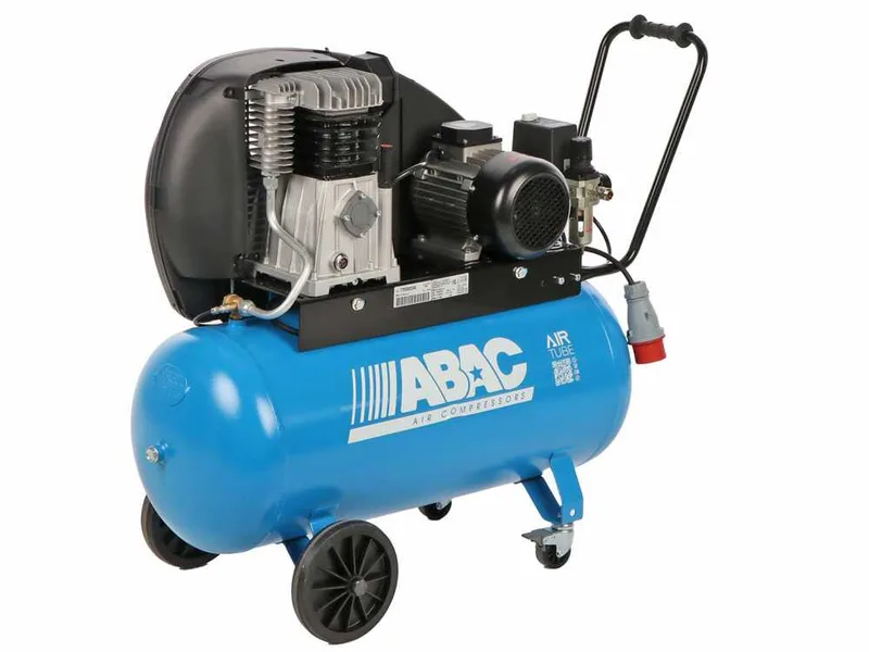 Abac EXP A39B 90 CT3 - Compresseur d'air électrique triphasé à courroie - Moteur 3 CV - 90 L