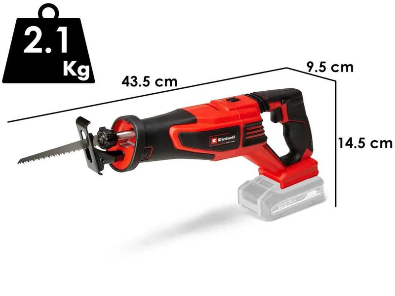 Einhell TP-APP 18/28 Li BL - Solo - Scie sabre à batterie