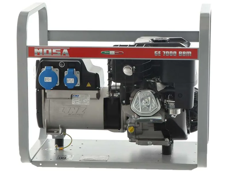 MOSA GE 7000 BBM - Groupe électrogène à essence 6 KW - Continue 5 kW Monophasé - Moteur B&S XR2100