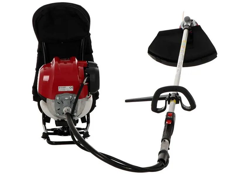 EuroMech ZHO 50C - Débroussailleuse à dos à essence 4 temps - Moteur Honda GX50