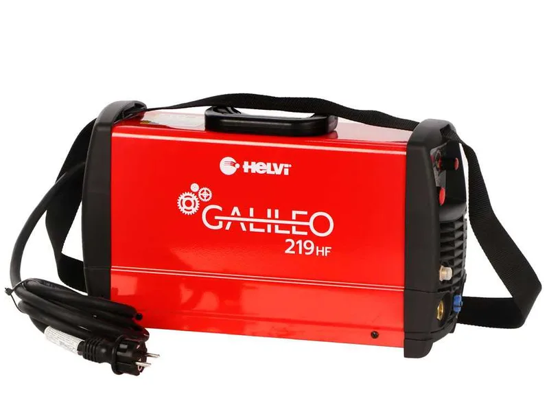 Helvi Galileo TIG219 HF - Poste à souder Inverter (MMA, TIG HF ou LIFT) + Kit sac, à courant continu (DC)