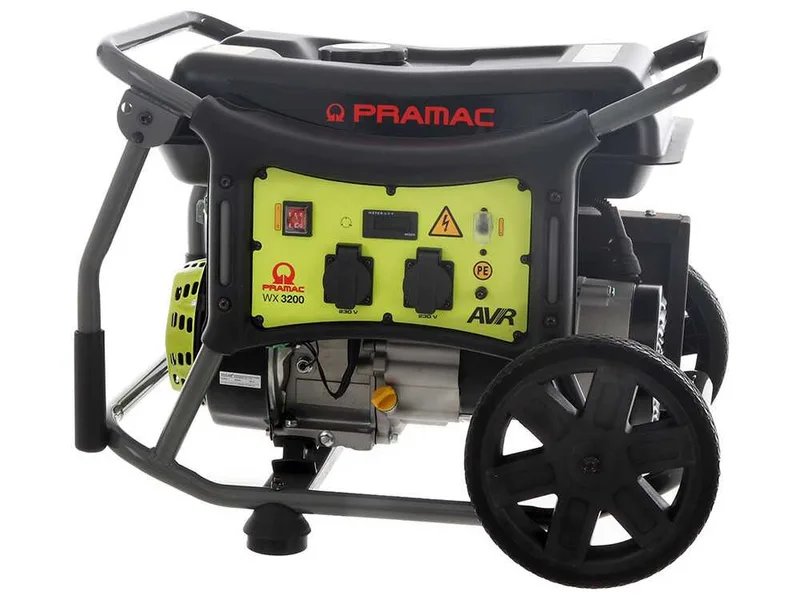 Pramac WX3200 - Groupe électrogène 2.85kw monophasé à essence - Sur chariot