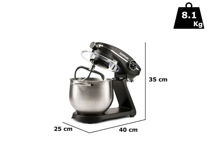 Batteur mélangeur planétaire multifonctions G3 Ferrari Pastaio Elegance