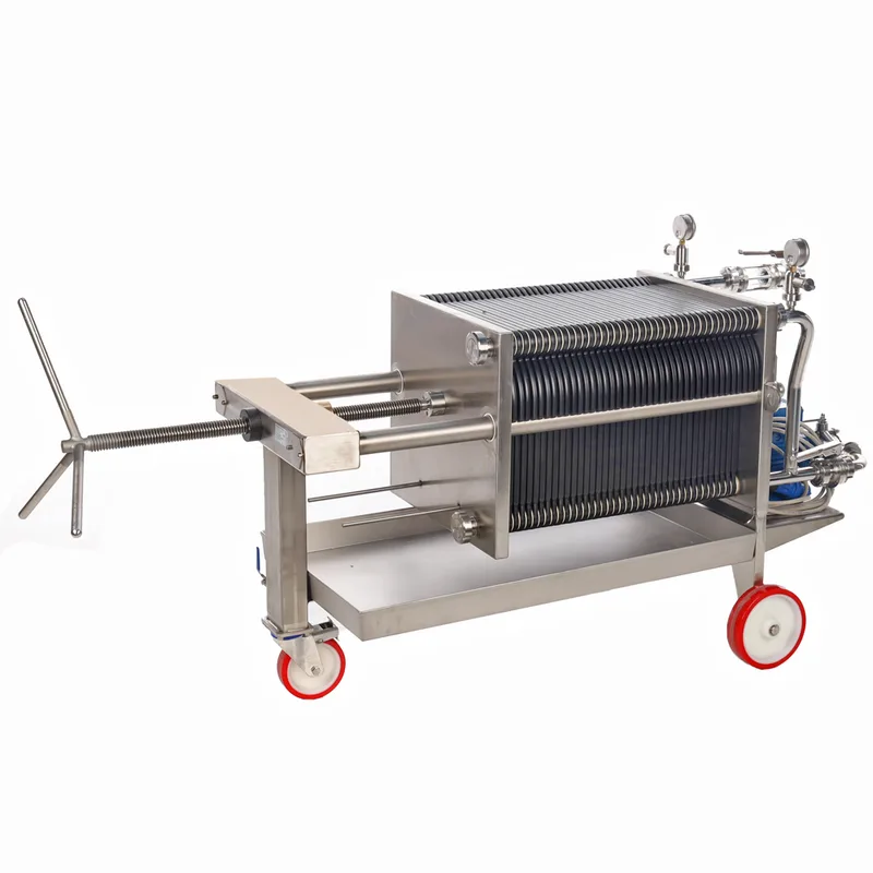 Enotecnica Pillan FC44 - Filtre à vin professionnel pour 40 cartons 40x40 cm - Châssis et pompe INOX