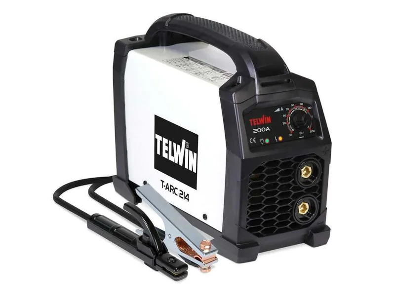 Telwin T-ARC 214 – Poste à souder Inverter (MMA, TIG) – Courant continu (DC)