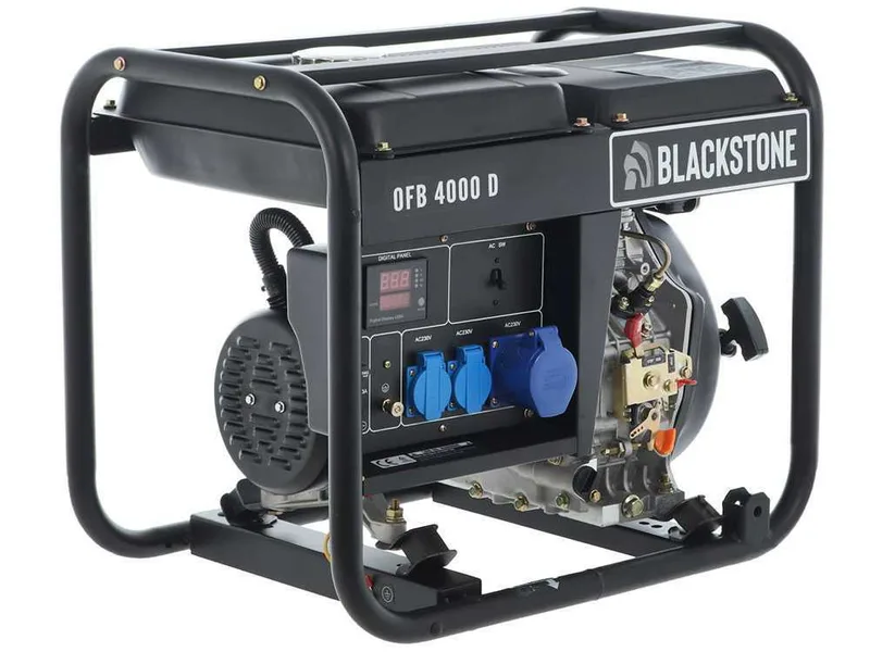 BlackStone OFB 4000 D - Groupe électrogène monophasé diesel - Puissance nominale 3.1 kW