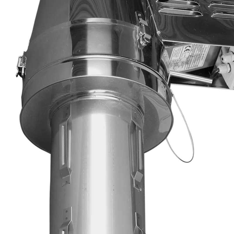 Ventilateur de fumées GCK 200 avec tiroir prolongé réducteur