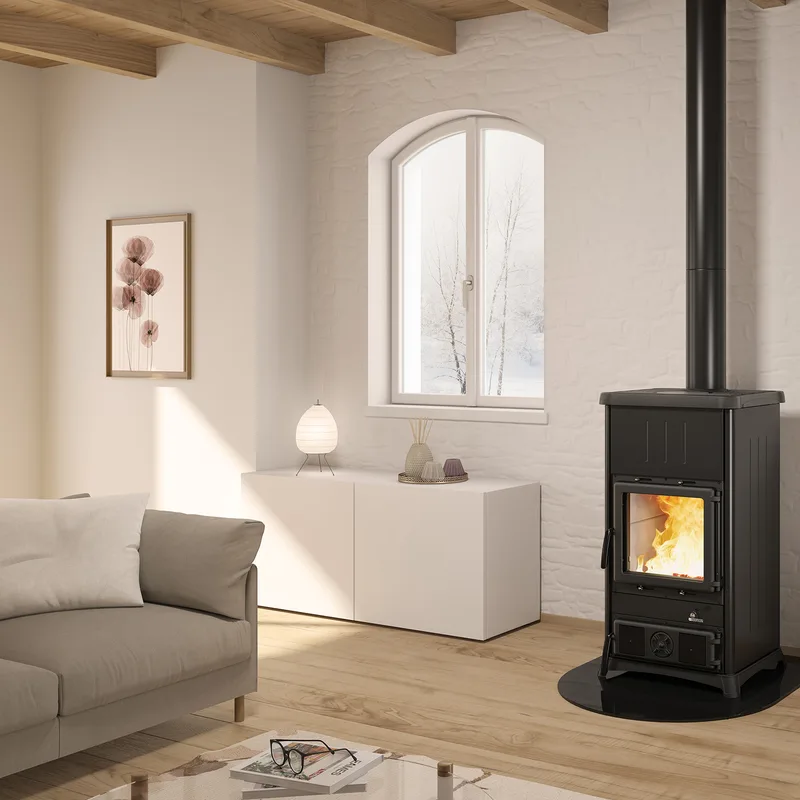 La Nordica Concita 16 poêle à bois acier anthracite-noir