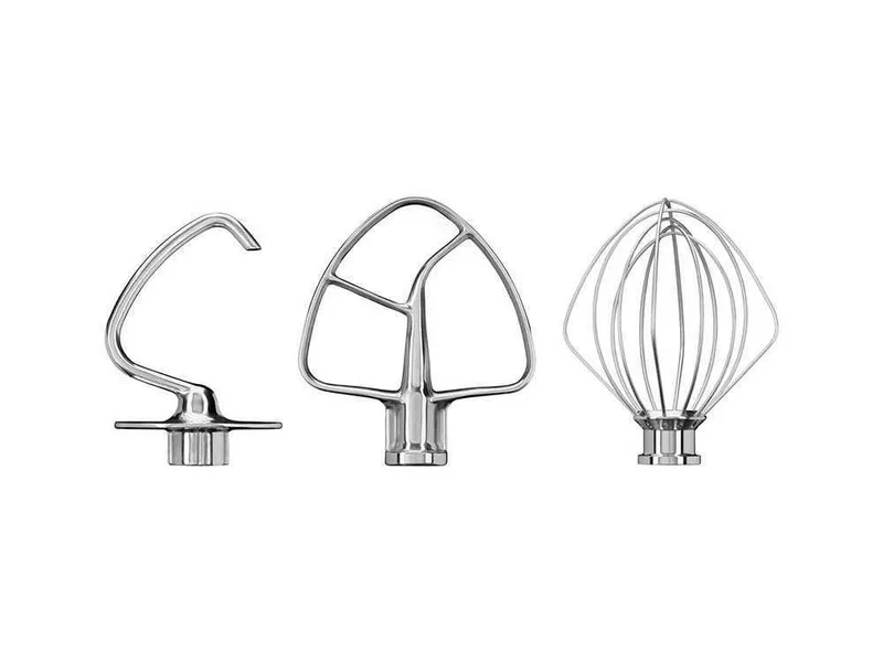 KitchenAid 5KSM5TH3PSS - Set de 3 accessoires en acier inoxydable