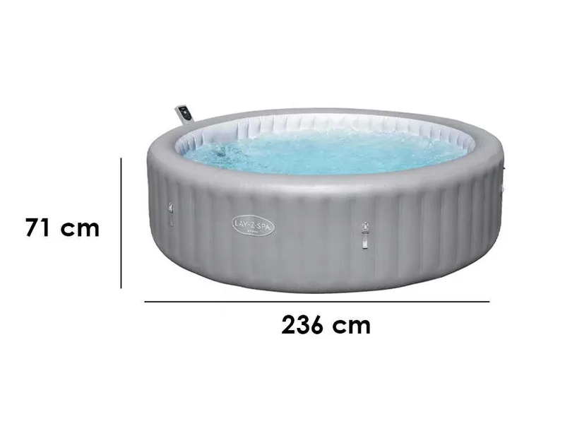 Bestway Lay-Z-Spa Hawaii AirJet 6001J - Ø236x71 cm - Spa gonflable à hydromassage