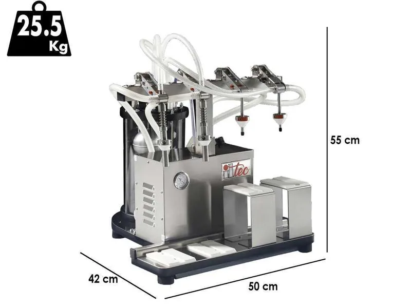 Il-Tec Ultrafiller 4 Mixte - Remplisseuse à dépression électrique pour liquides alimentaires