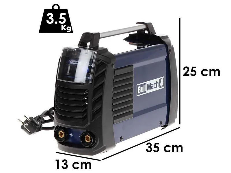 Poste à souder inverter à électrode à courant continu BullMach BM-WM 160N - 160A - avec Kit MMA