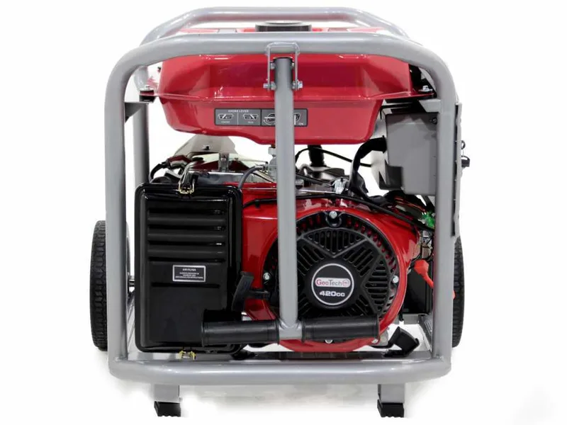 GeoTech Pro GGP 8000-3 ES - Groupe électrogène sur chariot avec AVR 6.5 kW - Continue 6 kW triphasée