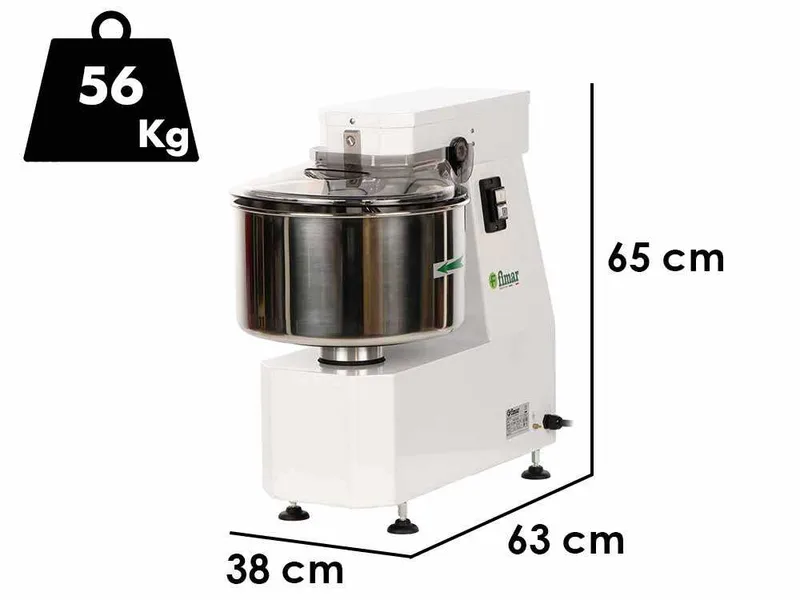 Fimar 15LN - Pétrin à spirale - 10 Kg