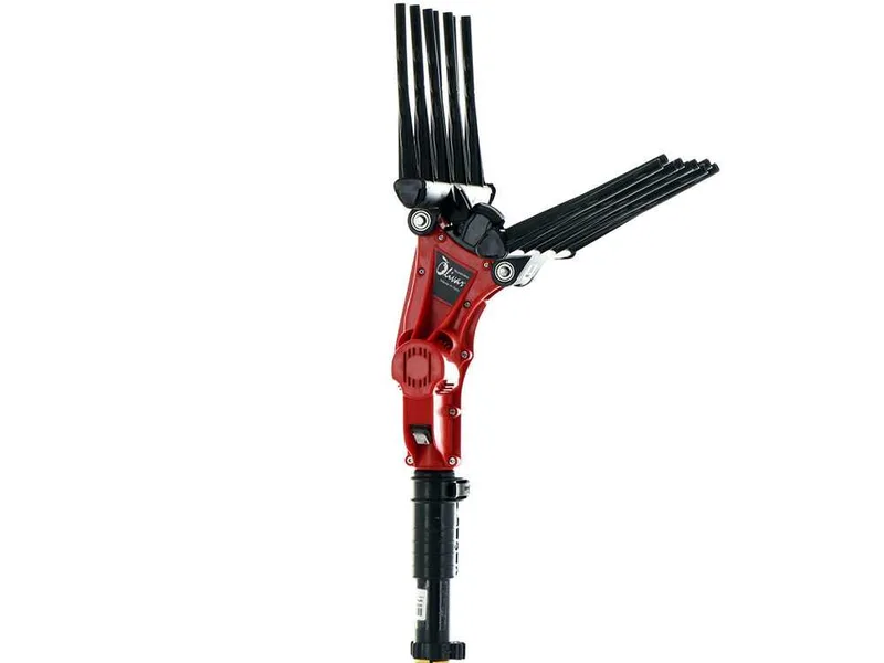 Peigne vibreur électrique à batterie Zanon Olivar Electric AL 300 - Perche télescopique en aluminium 210 - 340 cm