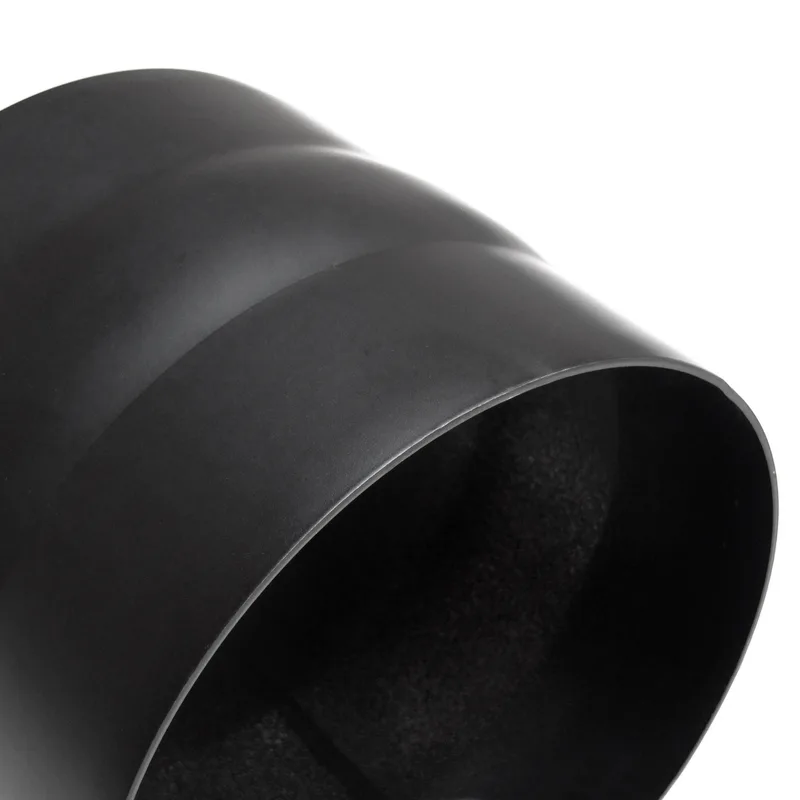 Raik Basic Adaptateur 160mm noir L: 150mm pour tuyau de fumée / conduit de fumée