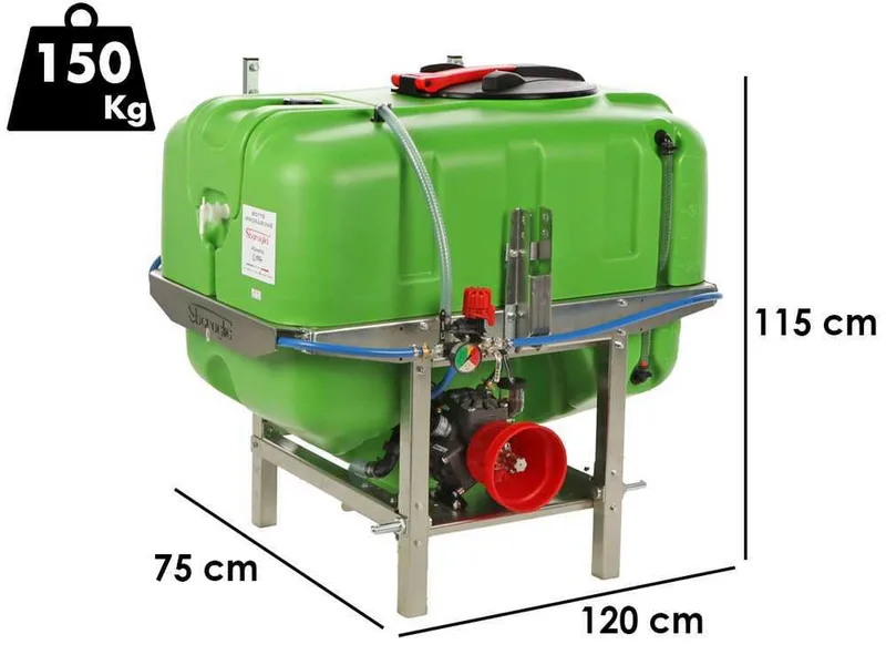 Sbaraglia Spray 400L - Cuve de pulvérisation à tracteur - Pompe AR503