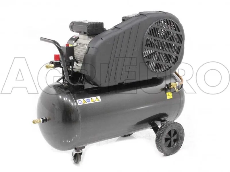 Nuair B2800B/100 CM3 - Compresseur d'air électrique monophasé à courroie - Moteur 3 CV - 100 L
